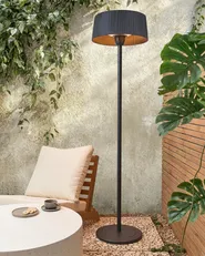 Fristående infraröd terrassvärmare VARAZZE 1 500 W Svart_968099