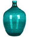 Flower Vase ROTI 39 cm Glass Turquoise