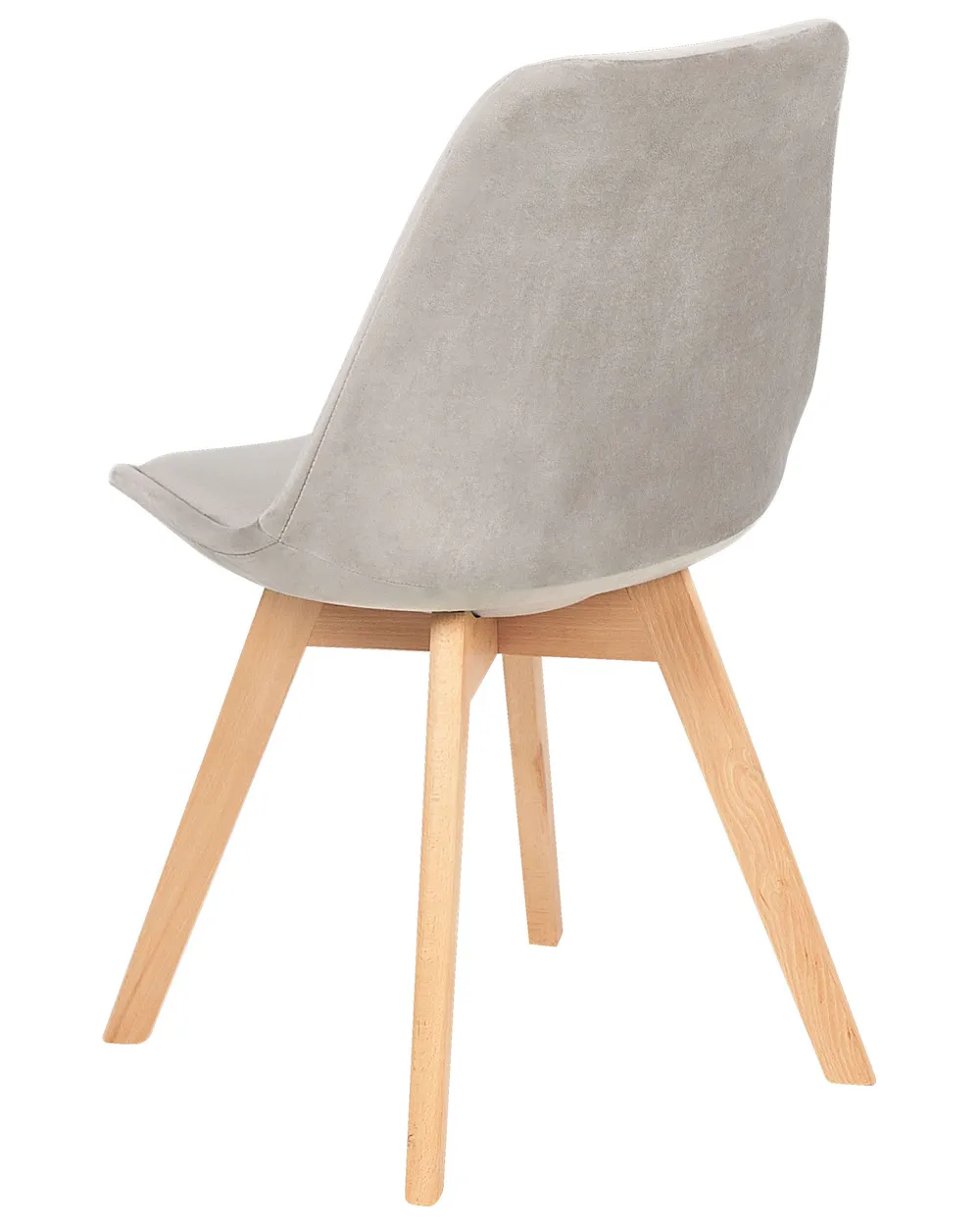 Set of 2 Dining Chairs DAKOTA II Velvet Taupe_868046
