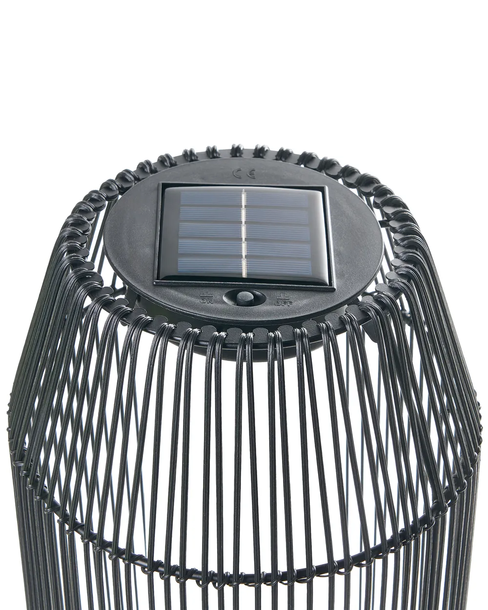 Solar Powered Lantern DONGWE 70 cm Black_1042976