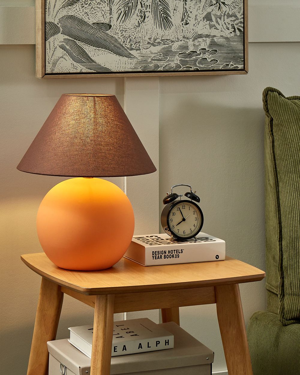 Bordslampa LIMIA Keramik Orange