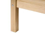Bed Pine Wood ECHALLON 140 x 200 cm (EU Double) Light Brown_1113314