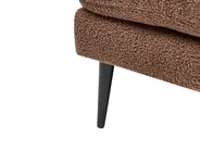 Corner Sofa 3 Seater FLAM Boucle Brown Left Hand_1034369