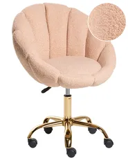 Desk Chair ANNABELLE Boucle Peach Pink_1100260