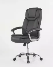 Kontorsfåtölj ADVANCE Konstläder Svart_1182673