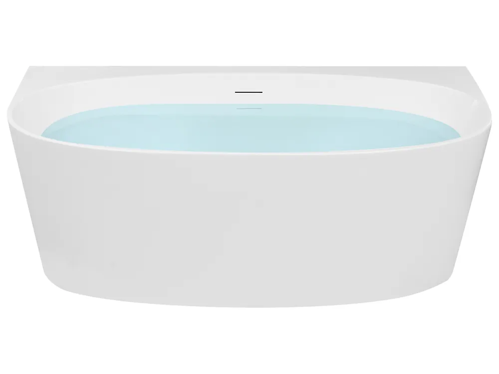 Back to Wall Bathtub PARNAIBA 1600 x 800 mm White