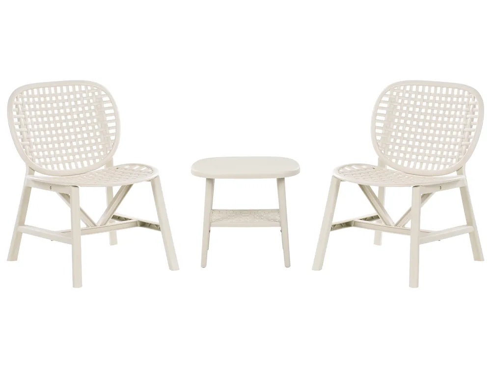 Bistro Set SICELLE Off-White