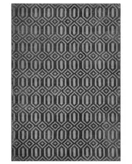 Rug ADATEPE Dark Grey 160 x 230 cm Viscose_750655