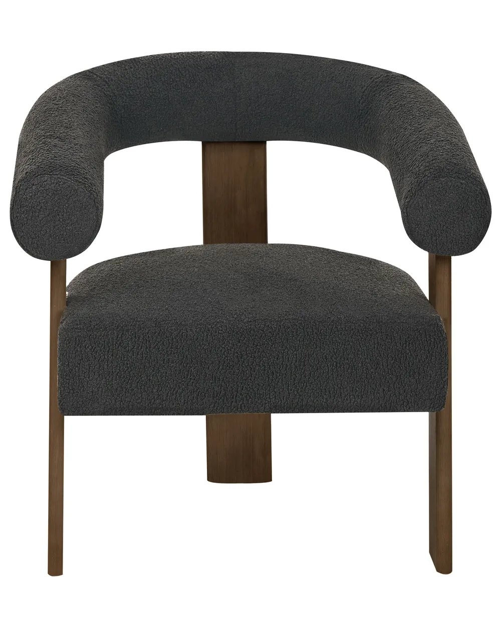 Armchair ILBRO Boucle Black/ Dark Brown_984767