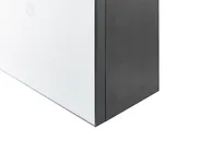 Bathroom Wall Mounted Mirror Cabinet LED JARAMILLO 60 cm 60 cm Black_905830