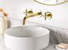 Wall Mounted Basin Mixer Tap KAIETEUR Brass Gold