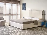 Bed with Storage Drawers SARDENT Boucle Off-White 160 x 200 cm (EU King Size)_1009106