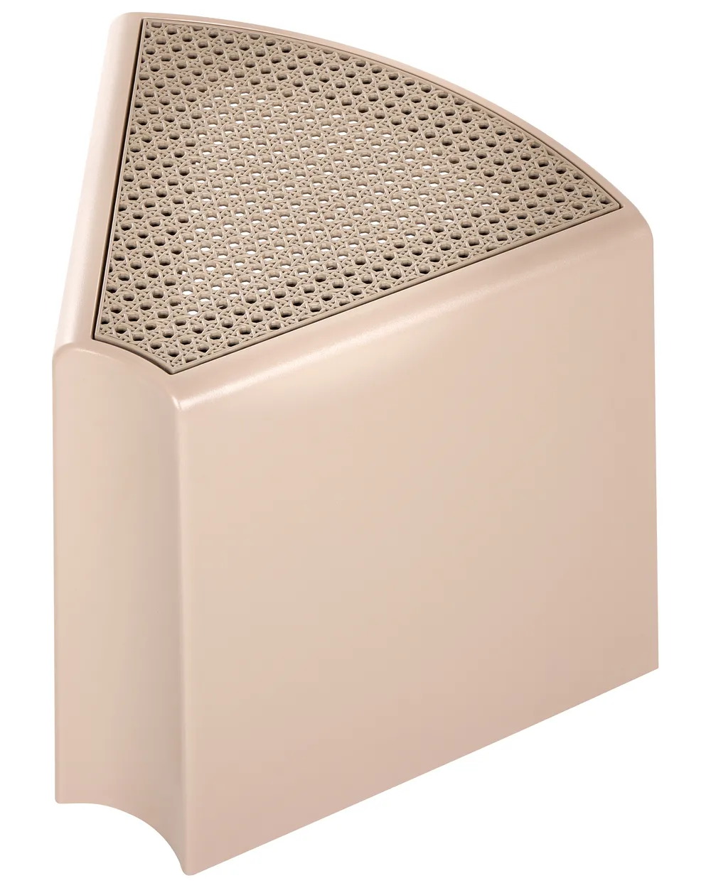 Set of 4 Garden Stools EVROS Beige_1069632
