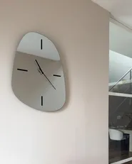 Wall Clock ALMANSA  45 cm Silver_1055204