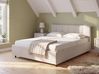 Seng med oppbevaring LAURESSES Lys beige 140 x 200 cm