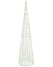 Set med 3 juldekorationer LED SONDER 40/60/80 cm Julgran Vit_1025250