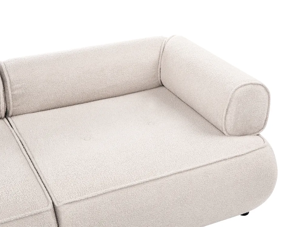 Sofa 3 Seater SALLA Boucle Beige_1058065