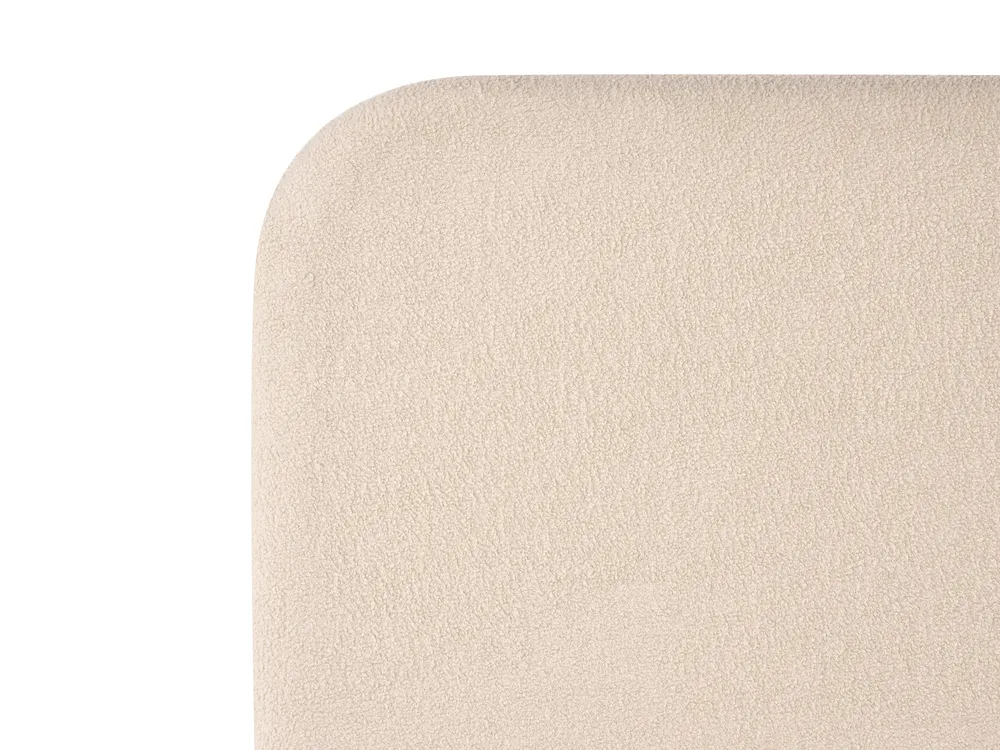 Bed Boucle FLAYAT 120 x 200 cm (EU Small Double) Light Beige_1024392