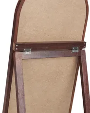 Standing Mirror CHELLES 150 cm Paulownia Wood Dark Brown_830375