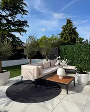 Plant Pot KANNIA 46 cm White_983337