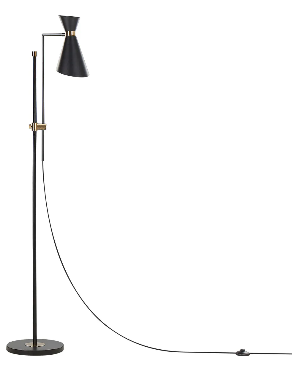 Floor Lamp MELAWI Metal Black_879675