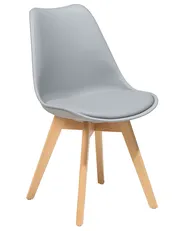 Set of 2 Dining Chairs DAKOTA II Grey_801996