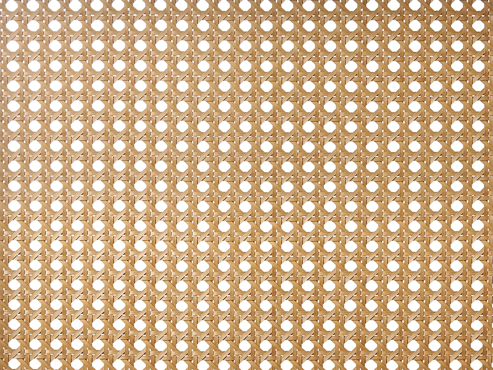Bed Rattan BOUSSICOURT 140 x 200 cm (EU Double) Dark Brown_907973