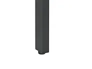 Sofabord til hagen FIVIZZANO 70 cm 90 cm Akasietre Mørkegrå_1150990