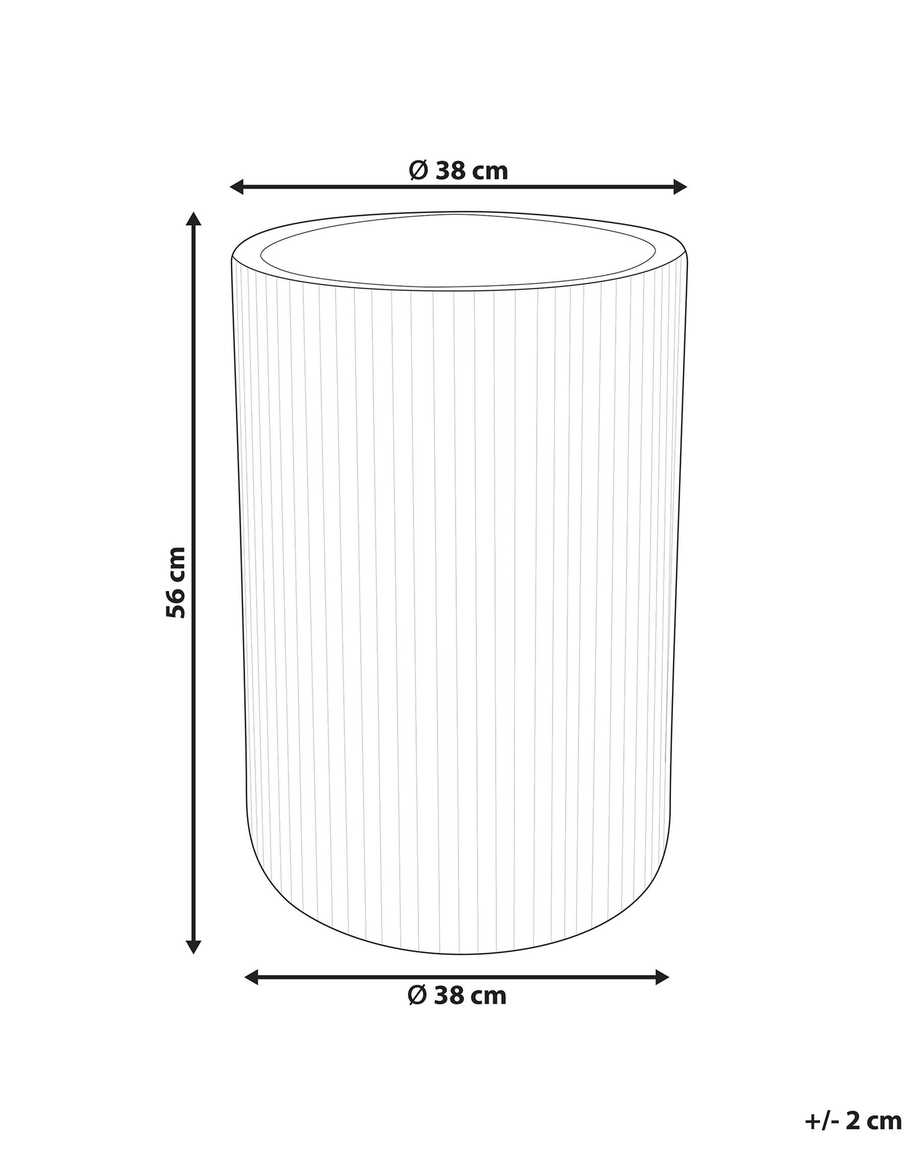 Plant Pot EANTIO 37 cm Black_871797