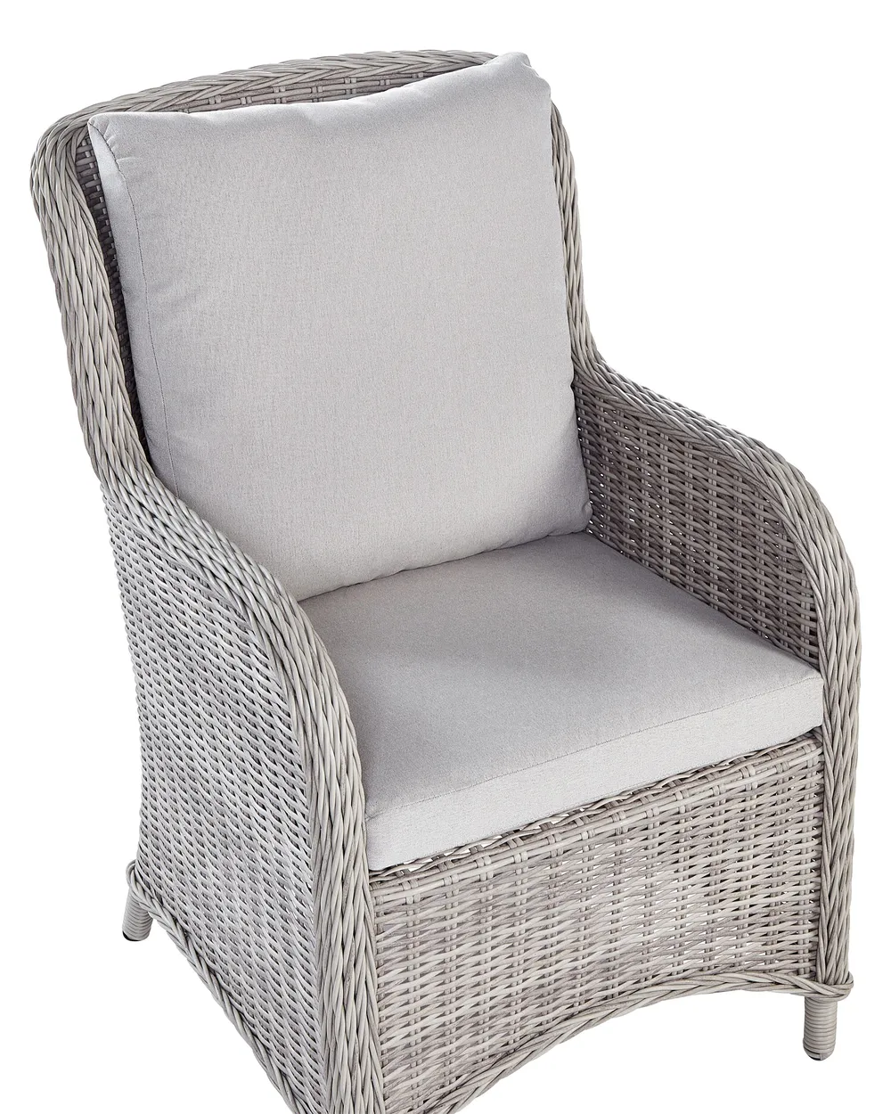 Set of 2 Garden Armchairs CASCAIS PE Rattan Beige_917760