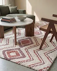 Matta KASTAMONU Beige 140 x 200 cm Bomull_1184796