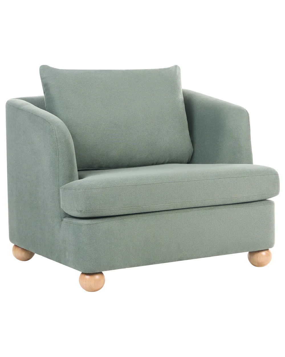 Living Room Set 6 Seater RATTVIK Fabric Light Green_1066625
