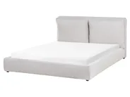 Bed Fabric BAJONNA 160 x 200 cm (EU King Size) Light Grey_1007181