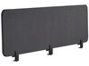 Desk Screen WALLY 180 x 40 cm Dark Grey