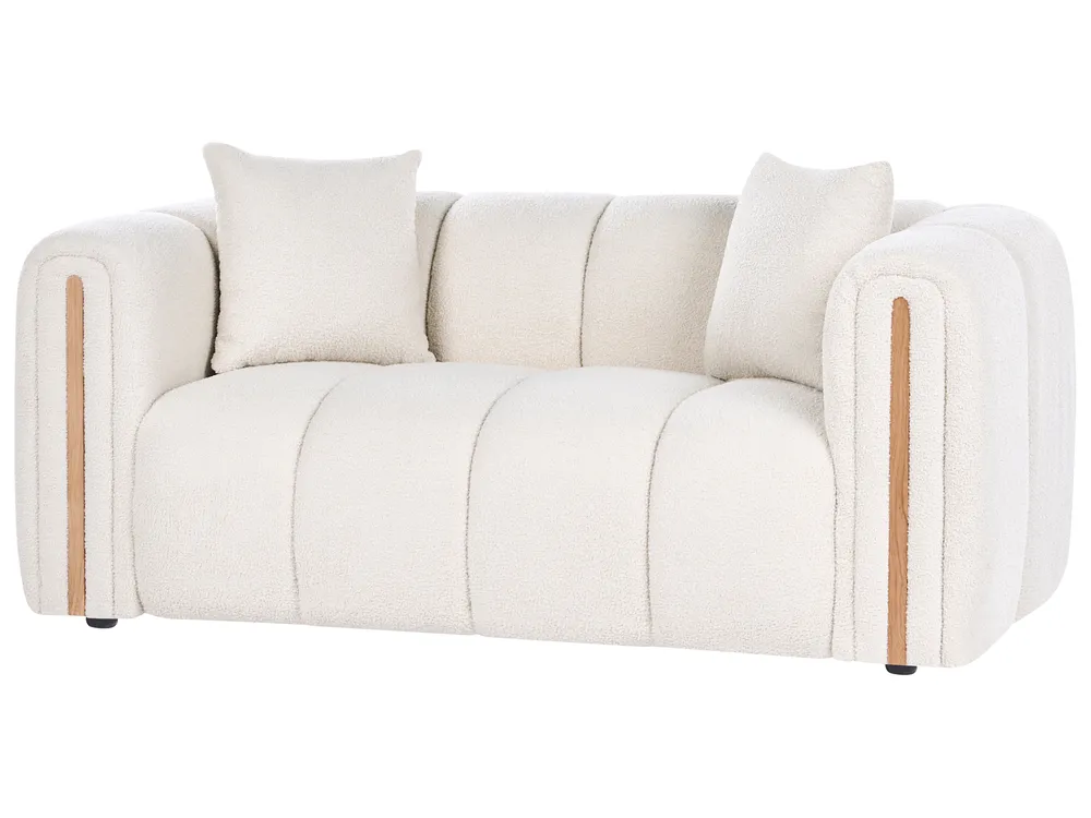 Soffa 2-sits MORSIL Bouclé Off-White_1057326