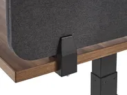Desk Screen WALLY 120 x 40 cm Dark Grey_1041409
