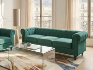 Sofa 3 Seater CHESTERFIELD Velvet Emerald Green_708058