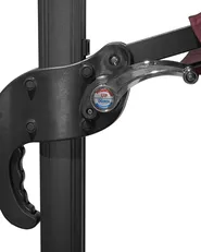 Cantilever Parasol 250 cm MONZA Burgundy_699843