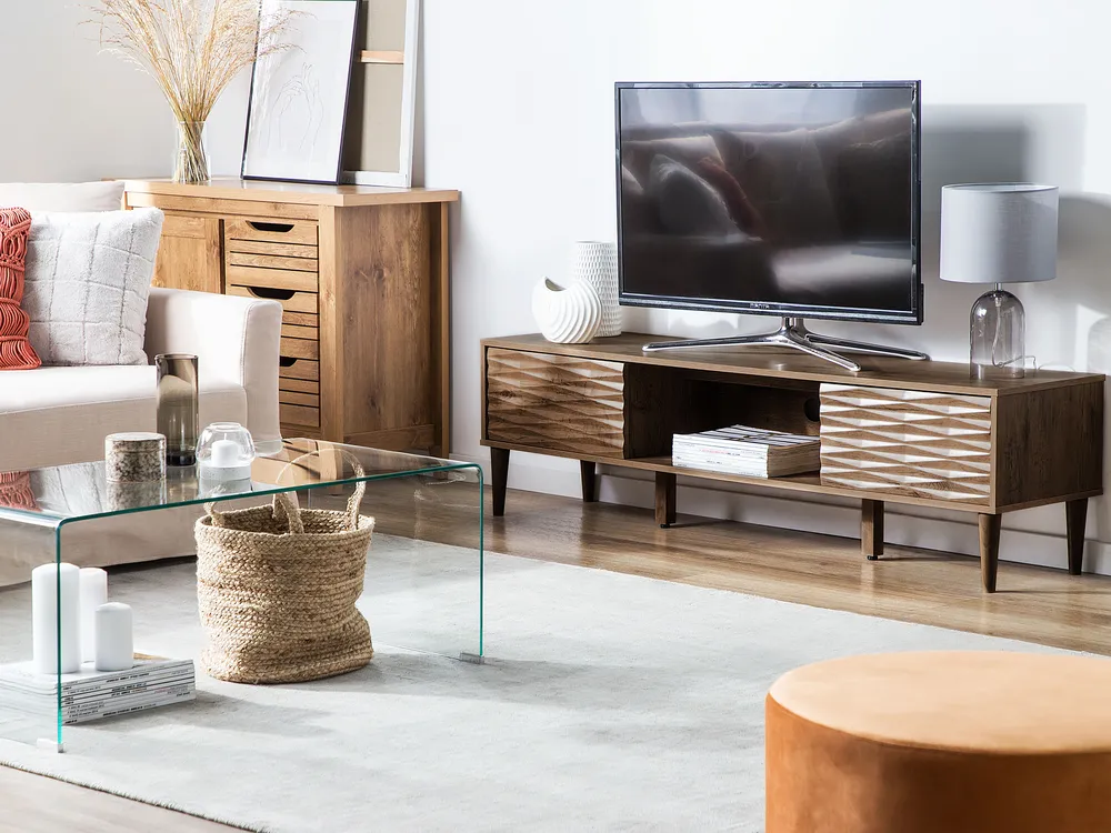 TV Stand KAYAN Dark Brown