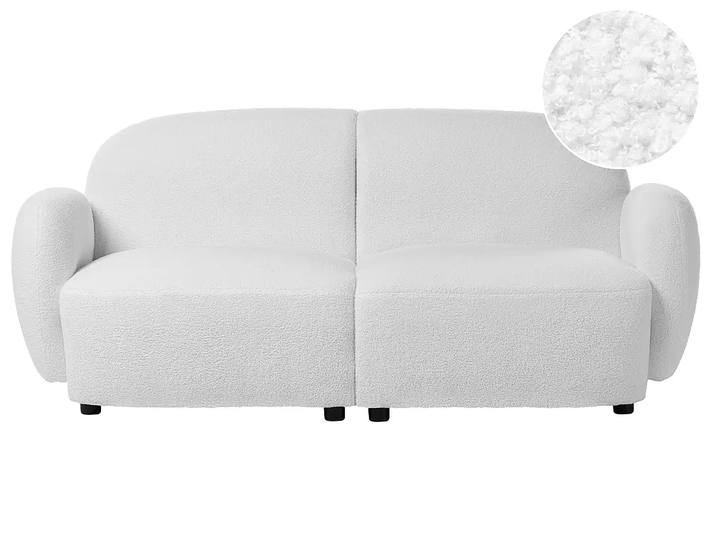 Sofa 3 Seater JULE Boucle Off-White
