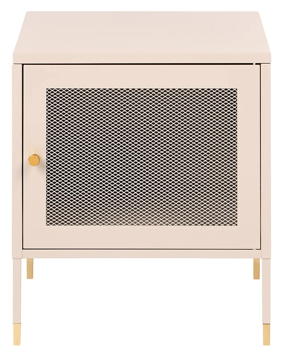 Nattbord OSSETT Metall Beige_1160941
