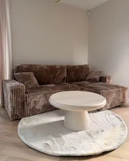 Matta VANTIRA Ljusbeige ø 160 cm_1175086