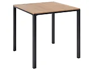 Spisebord til hagen LEVANTO 80 cm 80 cm Metall Svart_1179370