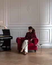 Nojatuoli CHESTERFIELD Sametti Viininpunainen_1182607