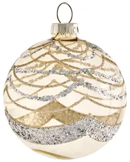 Set of 35 Baubles BLING Glass Gold_1028318