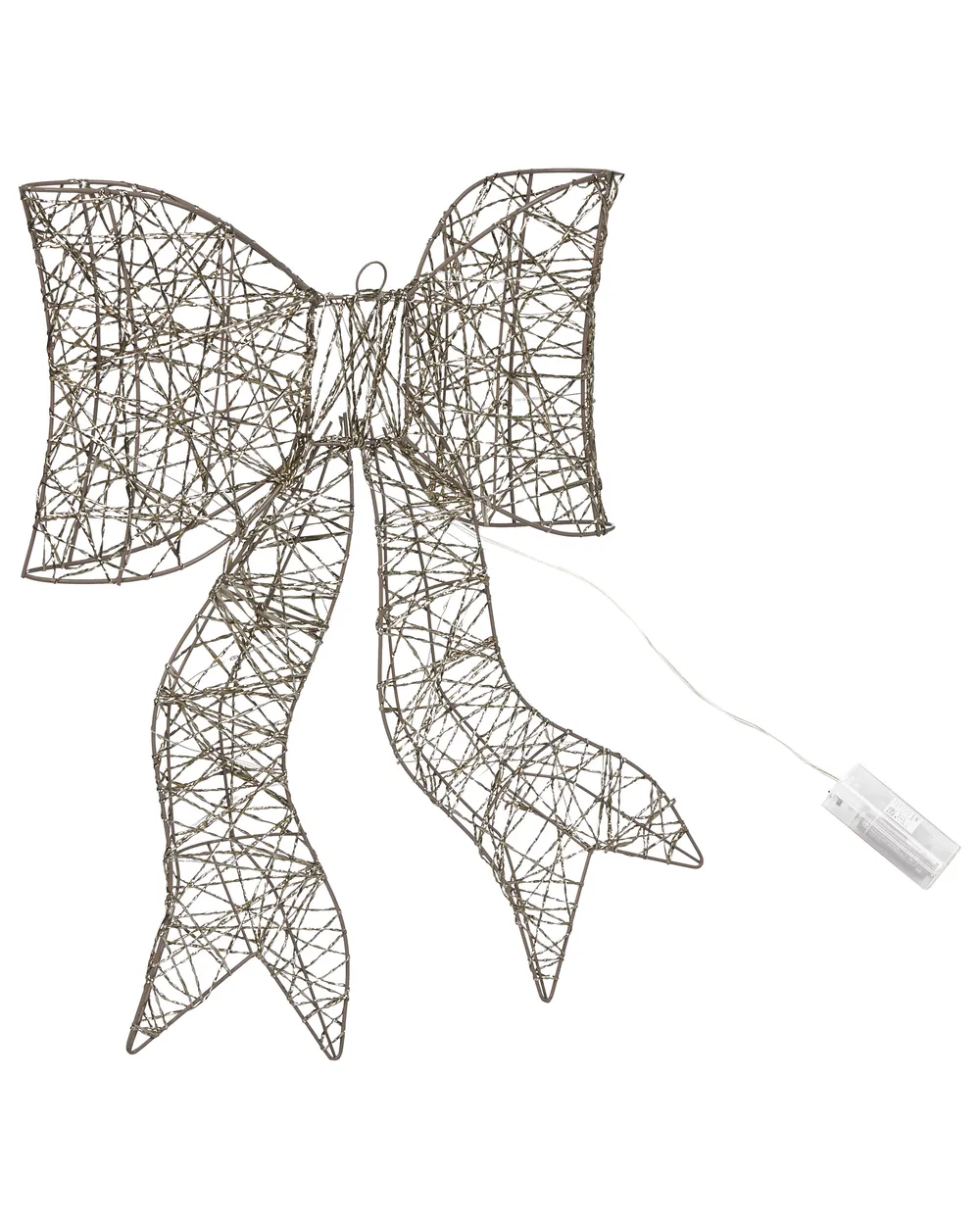 Joulukoriste LED-valo FILSO 56 cm Rusetti Kulta_1015421