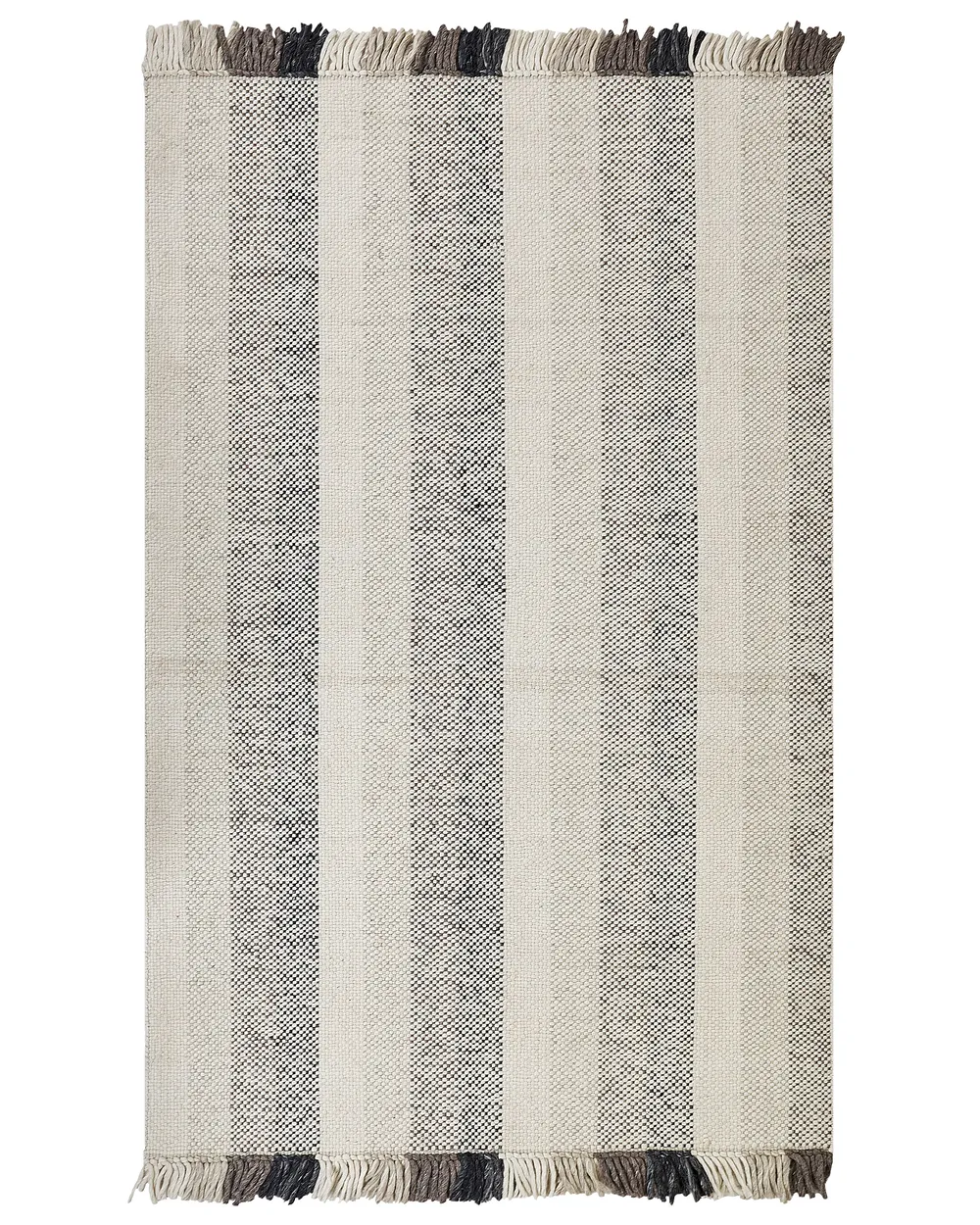 Rug EMIRLER White 160 x 230 cm Wool