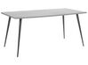Ruokapöytä SANTIAGO Harmaa betonikuvio 160 cm 80 cm