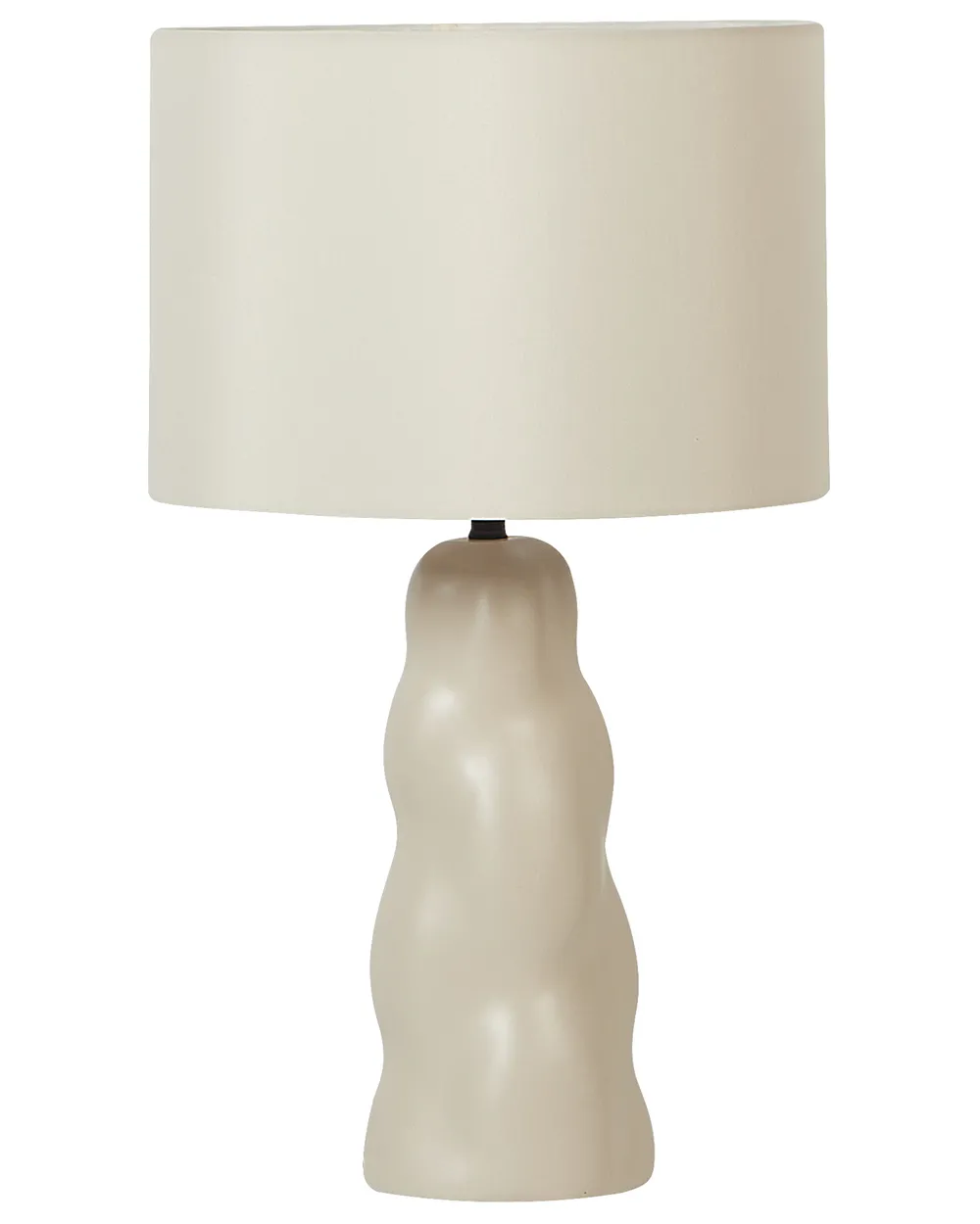 Table Lamp VILAR Ceramic Beige