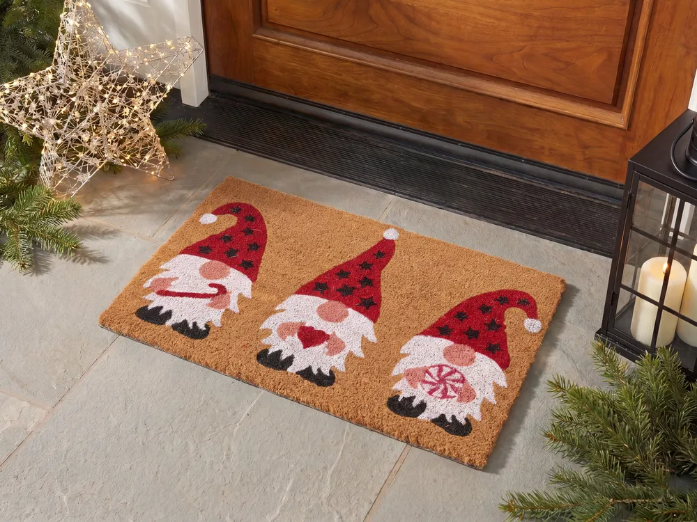 Doormat ELVORO Multicolour 40 x 60 cm Christmas Motif Coir_1094536